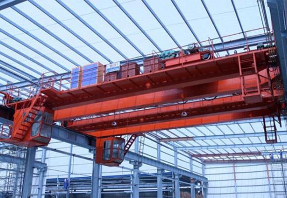 Double Girder Yfirhafnartæki með vagnvagn