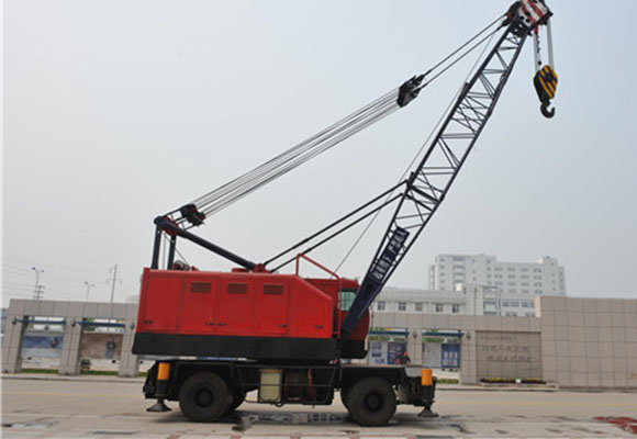 Gúmmí Tyred Harbour Crane