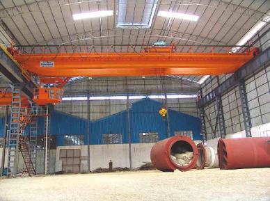 QD Vörugeymsla Bridge Crane 55 Ton
