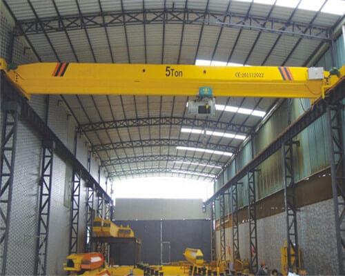 5 Ton Single Girder Yfirhafnartæki með rafmagns Hoist.jpg 5 Ton Single Girder Overhead Crane with Electric Hoist.jpg