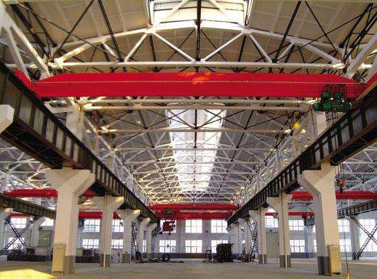 Lowhead herbergi Single Girder Yfirhafnartæki til að spara byggingarkostnað Lowhead Room Single Girder Overhead Crane for Saving Construction Cost.jpg