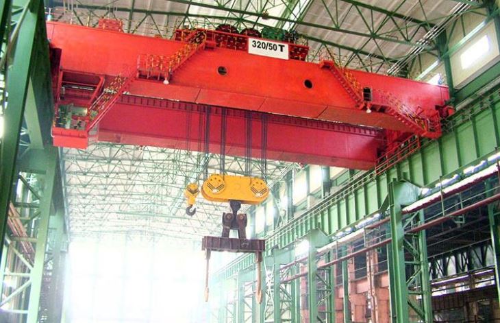 Stál Mill Heavy Duty 75 / 20ton Overhead Casting Ladle Crane